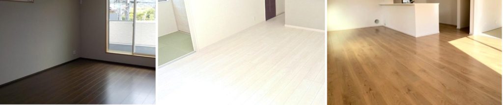 一建設のリーブルガーデンシリーズの床色のバリエーション